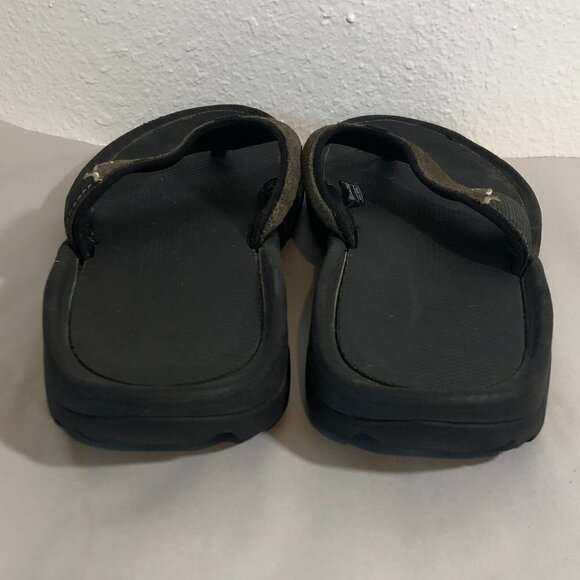 TEVA Flip Flop Sandals Men's Size US13 Brown Black 4136 Beach Sandal Shoes - Picture 4 of 12